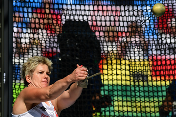 Anita Wlodarczyk in the hammer at the Rio 2016 Olympic Games (AFP / Getty Images)