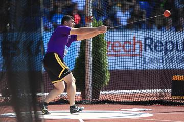 Dilshod Nazarov, the hammer winner at the IAAF Continental Cup Ostrava 2018 (Getty Images)