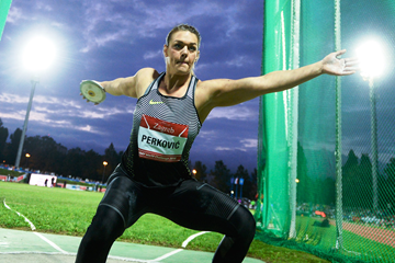 Sandra Perkovic in the discus at the Hanzekovic Memorial in Zagreb (Organisers)