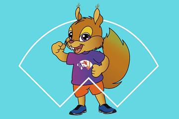 Cedar, the mascot for the World Athletics Indoor Championships Nanjing 2020 (LOC)