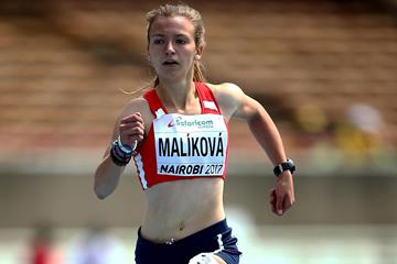 Barbora Malikova in the 400m at the IAAF World U18 Championships Nairobi 2017 (Getty Images)