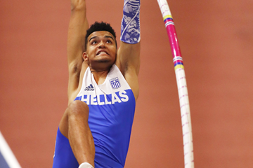Greek pole vaulter Emmanouil Karalis (AFP / Getty Images)