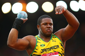 Jamaica's O'Dayne Richards, winner of the shot put at the Commonwealth Games (Getty Images)