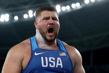 Joe Kovacs in the shot put at the Rio 2016 Olympic Games (Getty Images)