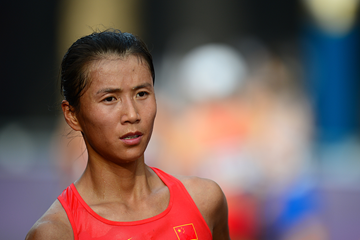 Chinese race walker Liu Hong (AFP / Getty Images)