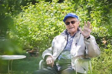 Slovenia's 1948 Olympian Marko Racic (Peter Kastelic)