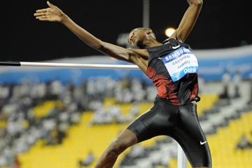 Mutaz Essa Barshim in action at the 2012 Doha Diamond League (Jiro Mochizuki)