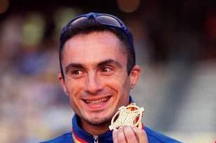 1999 world 400m hurdles champion Fabrizio Mori (Allsport)