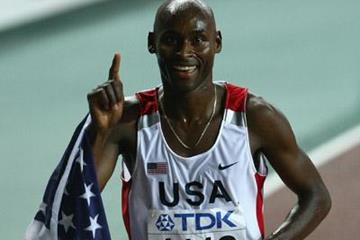 Bernard Lagat after his historic 1500/5000 double (Getty Images)