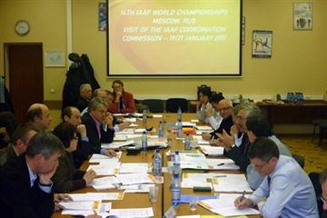 Moscow, 19 January 2011 - The IAAF Coordination Commission meets with members of the Local Organising Committee for the 2013 IAAF World Championships (All Russia Athletic Federation)