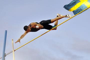 Konstadinos Filippidis at the 2014 IAAF Diamond League meeting in Stockholm (DECA Text & Bild)