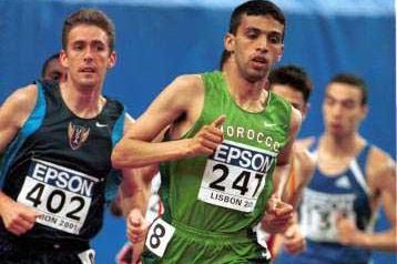 Lisbon 2001 Hicham El Guerrouj (© Allsport)