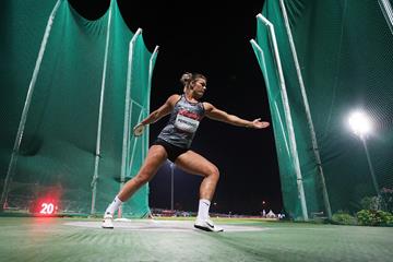 Sandra Perkovic, winner of the discus at the Hanzekovic Memorial in Zagreb (Organisers)