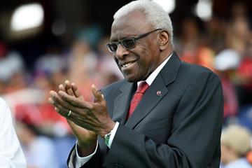 IAAF President Lamine Diack at the opening ceremony of the IAAF World Youth Championships, Cali 2015 (Getty Images)
