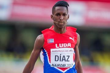 Jordan Diaz in the triple jump at the IAAF World U18 Championships Nairobi 2017 (Getty Images)