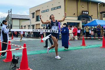Masatora Kawano wins the 50km race walk in Takahata (JAAF)