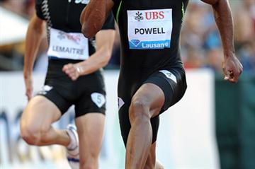 Asafa Powell speeds to 9.78sec in Lausanne (Giancarlo Colombo)