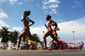 The women's race at the IAAF World Half Marathon Championships (Getty Images)