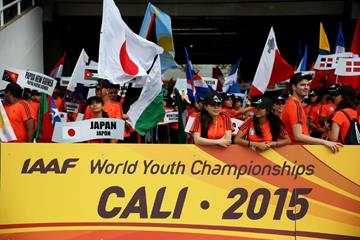 Opening ceremony at the IAAF World Youth Championships, Cali 2015 (Getty Images)