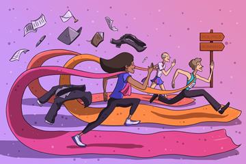 Running for office (Christel Saneh)