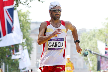 Jesus Angel Garcia in the 50km race walk at the 2012 Olympics in London (Getty Images)