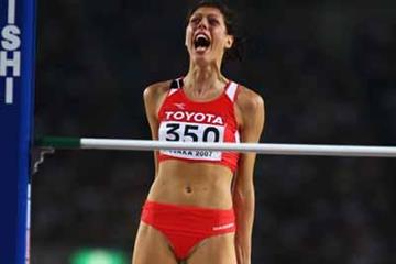 Blanka Vlasic of Croatia wins the High Jump Final (Getty Images)