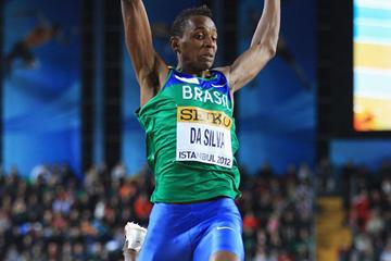 Mauro Vinicius Da Silva of Brazil competes in the Men's Long Jump Final during day two - WIC Istanbul (Getty Images)