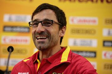 Jesus Angel Garcia at the Taicang 2014 press conference (Getty Images)