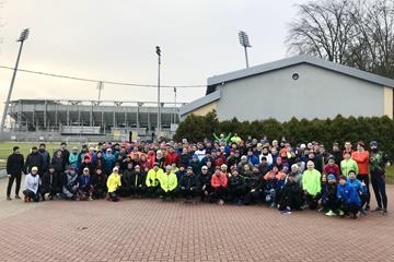Participants for the first Gdynia 2020 mass race training session gather in the host city (LOC)