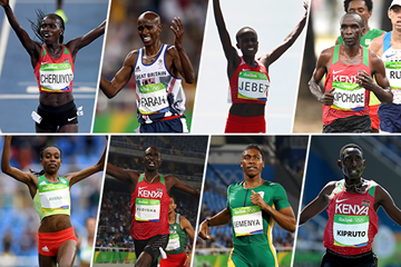 2016 World Athlete of the Year longlist nominees - middle and long distances (Getty Images)