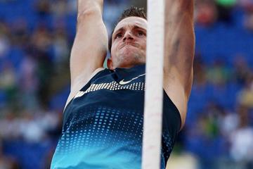Renaud Lavillenie in action at the IAAF Diamond League meeting in Rome (Getty Images)
