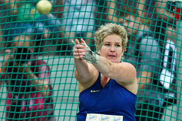 Anita Wlodarczyk in action in the hammer (AFP / Getty Images)