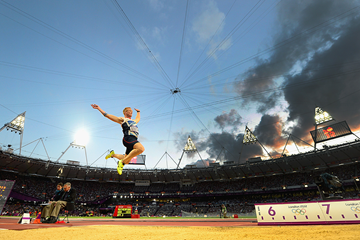 Greg Rutherford in the long jump at the London 2012 Olympic Games (Getty Images)