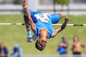 Breyton Poole at the South African U18 Championships (Roger Sedres)