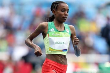 Almaz Ayana in the 10,000m at the Rio 2016 Olympic Games (Getty Images)