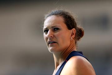 Melina Robert-Michon in the discus at the IAAF World Championships (Getty Images)