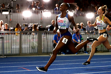 Dina Asher-Smith wins the 100m at the European Championships in Berlin (Getty Images)