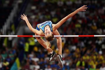 Yaroslava Mahuchikh in action at the IAAF World Athletics Championships Doha 2019 (Getty Images)