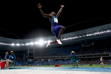 Jeff Henderson in the long jump at the Rio 2016 Olympic Games (Getty Images)