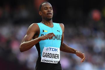 Steven Gardiner in the 400m at the IAAF World Championships London 2017 (Getty Images)