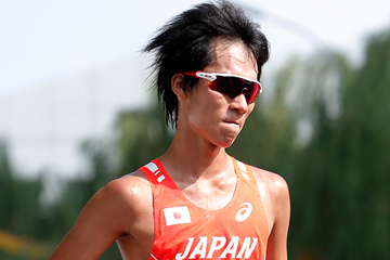 Japanese race walker Eiki Takahashi in action (Getty Images)