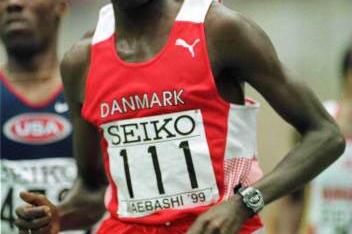 Wilson Kipketer in the Semi-Final of the 800m (© Allsport)