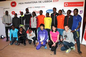 The elite field of the 2014 EDP Lisbon Half Marathon (Victah Sailer / organisers)