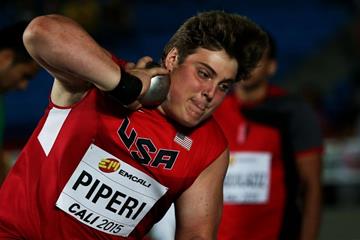 Adrian Piperi at the IAAF World Youth Championships, Cali 2015 (Getty Images)