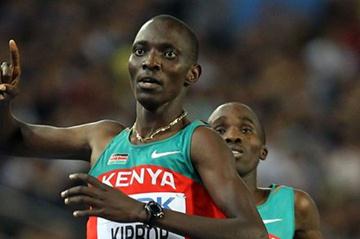 Gold medal for Asbel Kiprop of Kenya and silver medal for Silas Kiplagat of Kenya in the men's 1500 metres final (Getty Images)