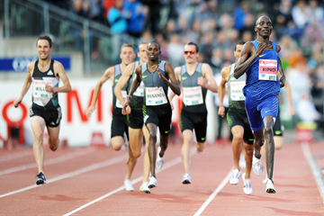 Asbel Kiprop wins the mile at the IAAF Diamond League meeting in Oslo (Mark Shearman)