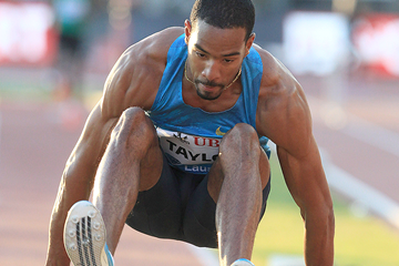 Christian Taylor wins the triple jump at the IAAF Diamond League meeting in Lausanne (Victah Sailor)