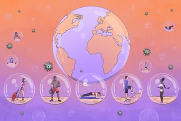 Lockdown workouts (Christel Saneh)