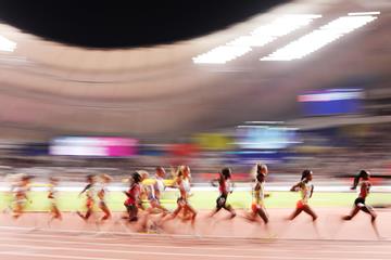 Action in the final of the women's 5000m at the IAAF World Championships Doha 2019 (Getty Images)
