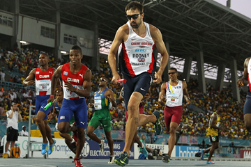 Britain's Martyn Rooney in the 4x400m at the IAAF World Relays, Bahamas 2014 (Getty Images)